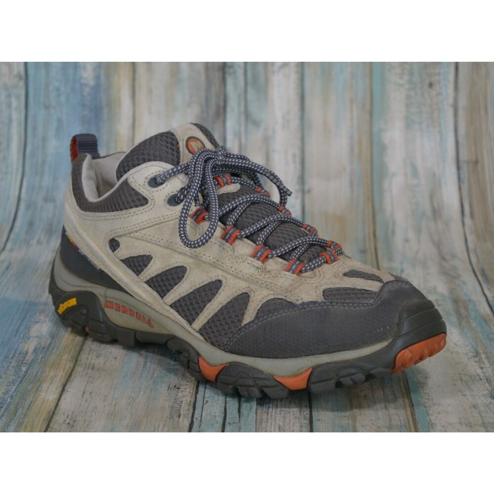 Merrell Mesa Ventilator Women's Hiking Shoes Size 9 Vibram Olive Nubuck